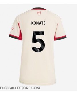 Günstige Liverpool Ibrahima Konate #5 Auswärtstrikot Damen 2025-26 Kurzarm